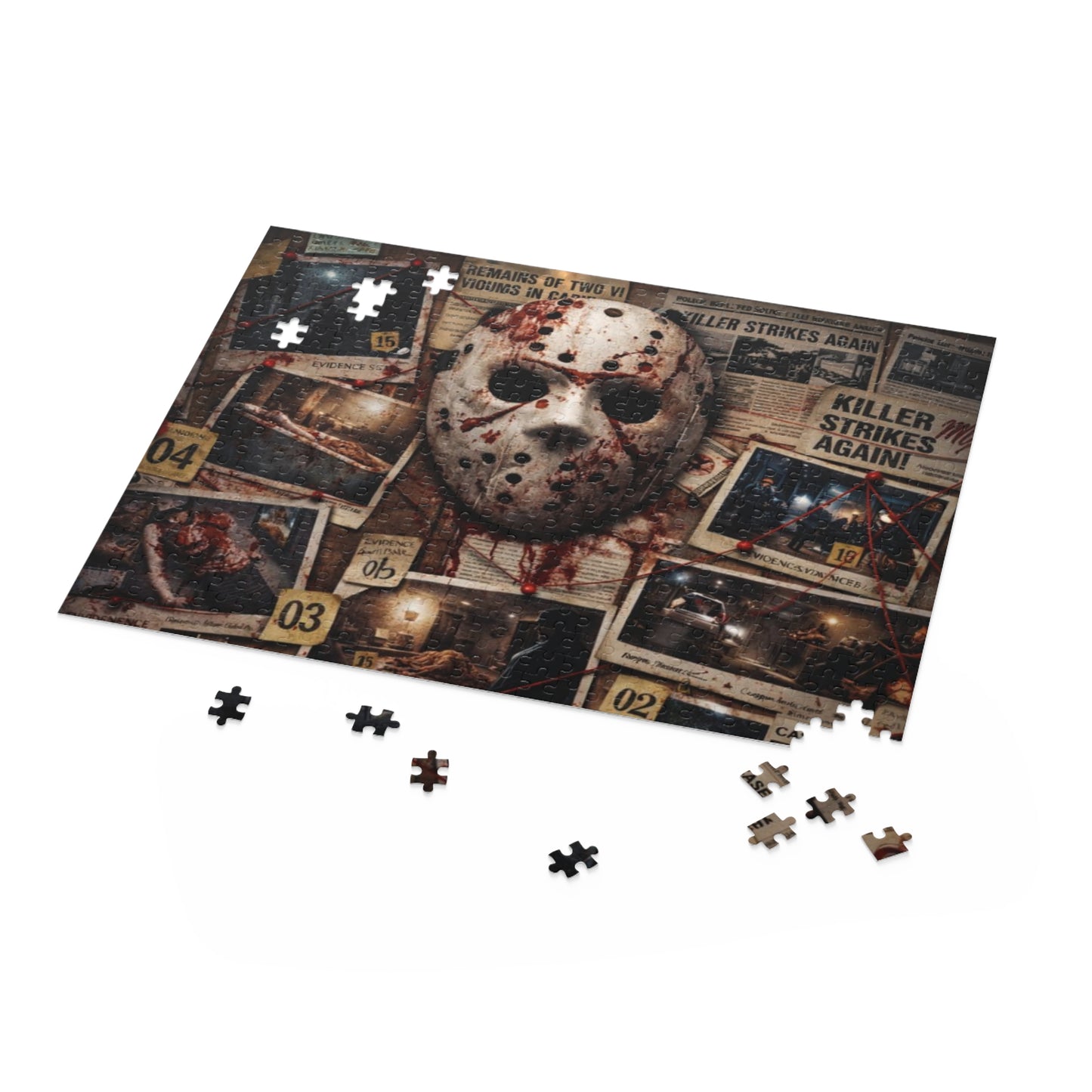 Bloody Jason Mask Murder Mystery (120/252/500 pcs)