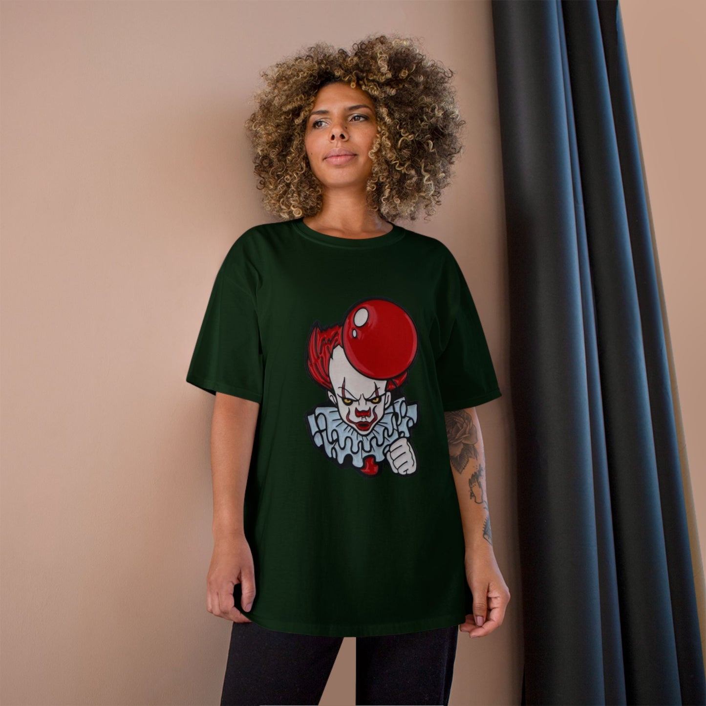 'Champion' Pennywise Style Horror Tee