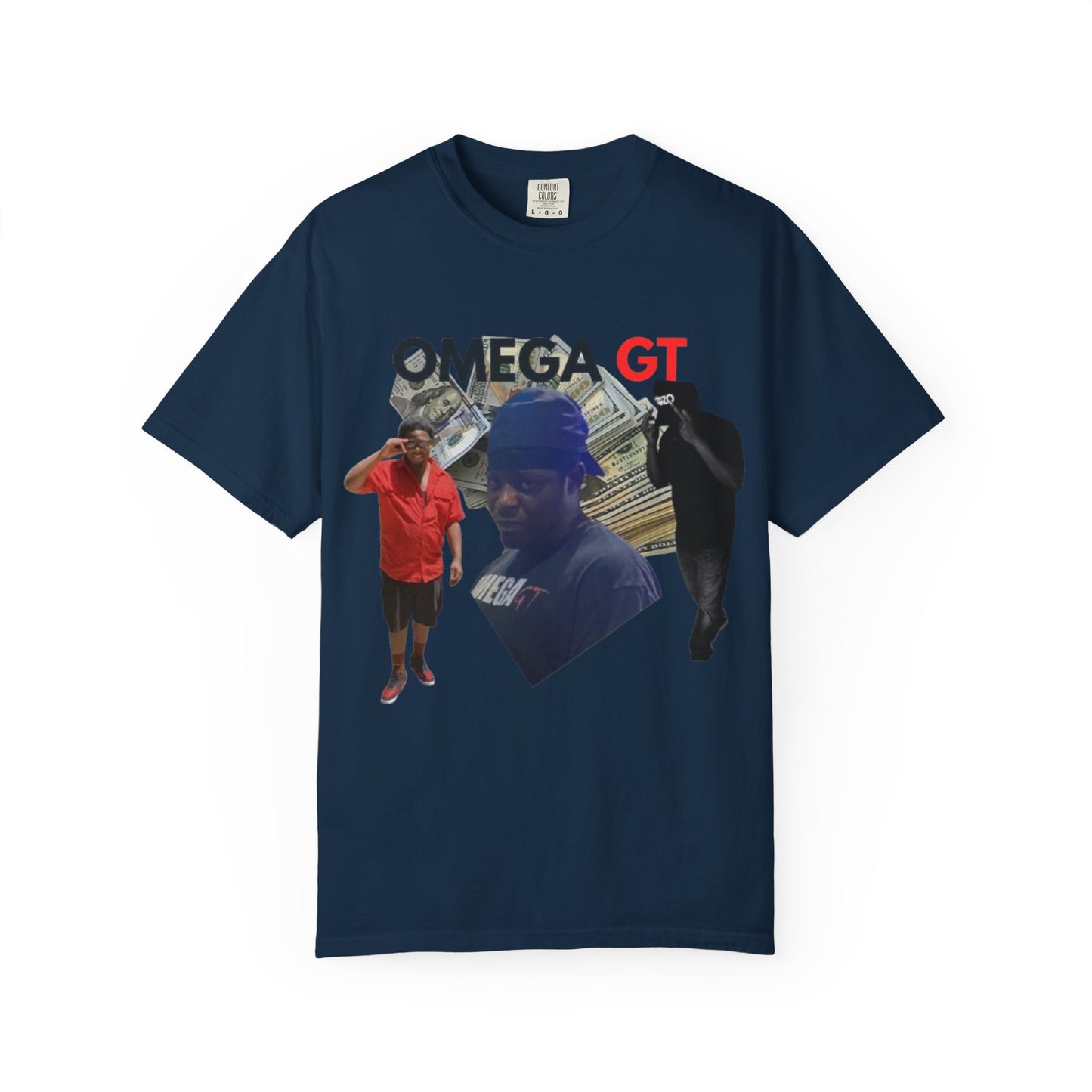 Omega GT "Pressure Tour" T-Shirt — Band Tour Tee with Dates