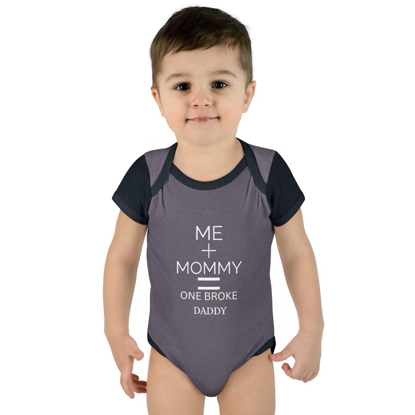 👶💸 “Me + Mommy = One Broke Daddy” Baby Onesie
