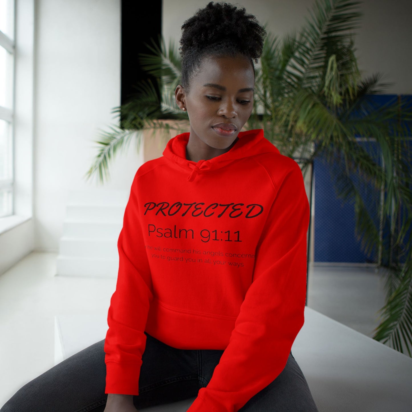 Protected Psalm 91:11 Hoodie