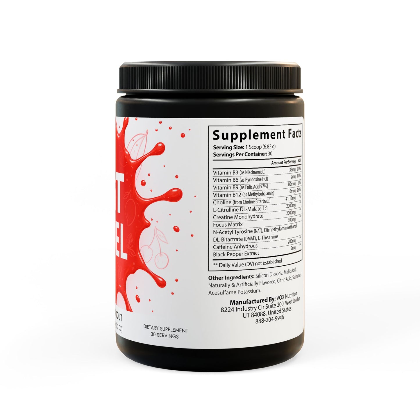 OGT Fruit Punch Pre-Workout (204g, 7.1oz)