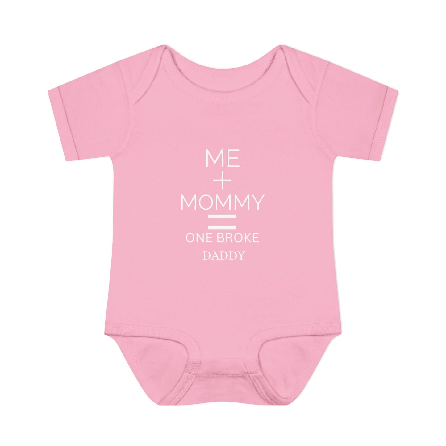 👶💸 “Me + Mommy = One Broke Daddy” Baby Onesie
