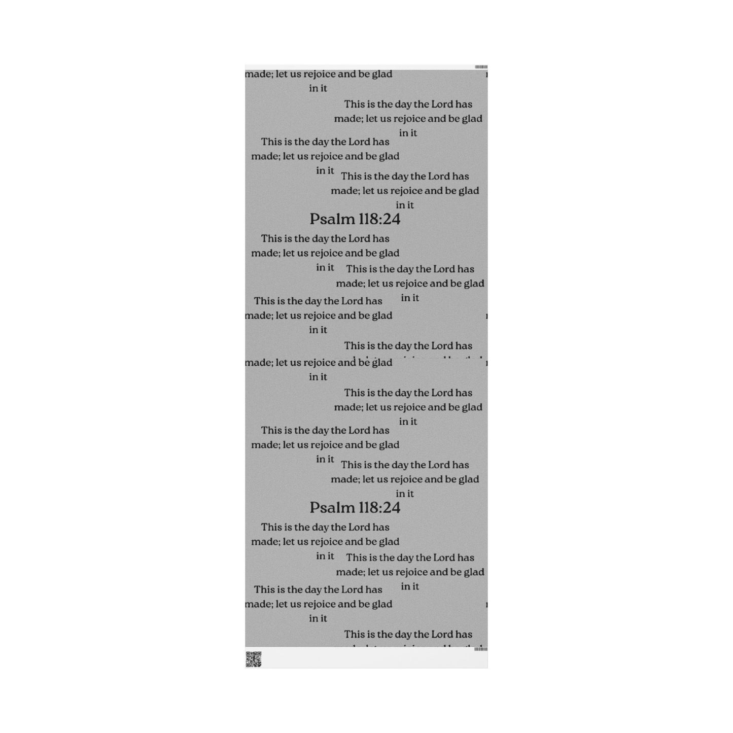 ✨ Psalm 118:24 Wrapping Paper