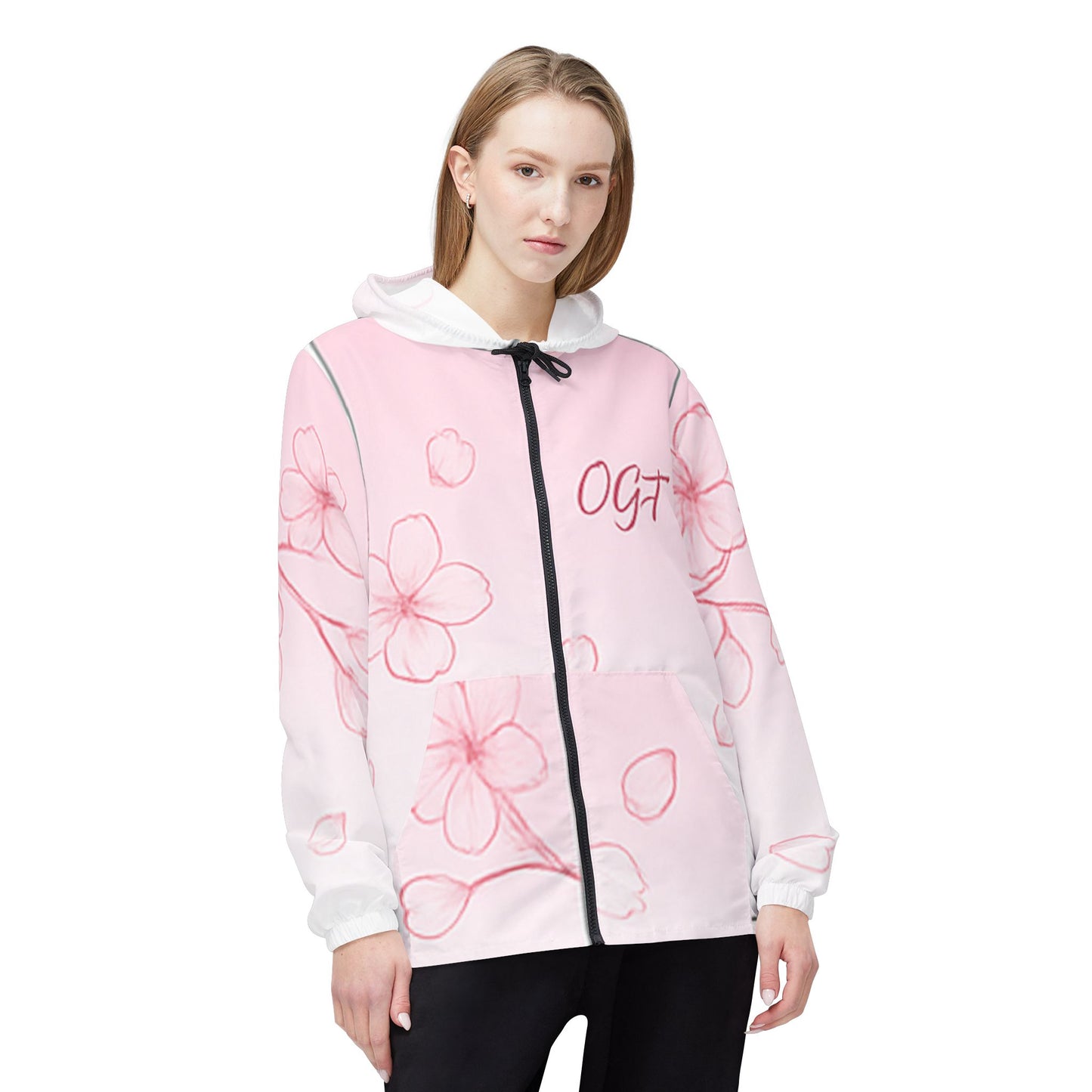 OGT Blossom Core Floral Windbreaker — Soft Pastel Streetwear