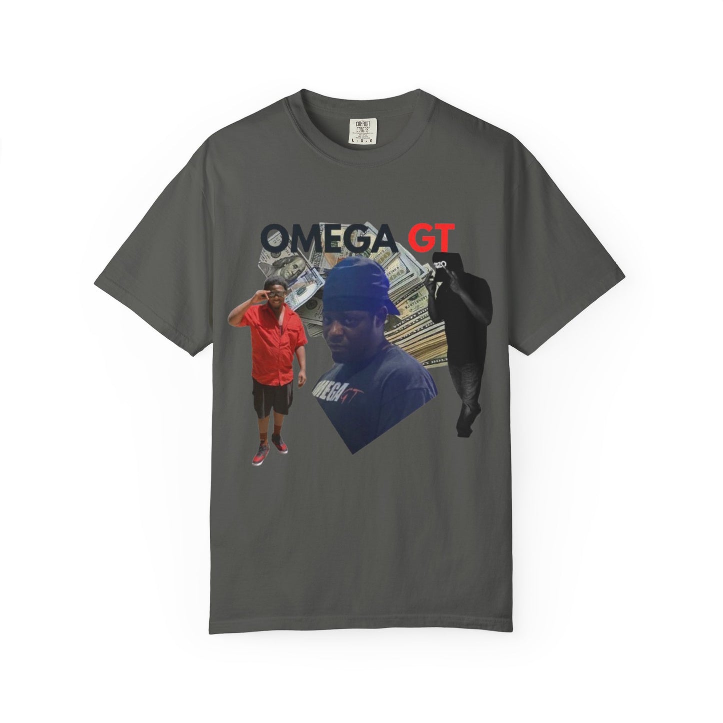 Omega GT "Pressure Tour" T-Shirt — Band Tour Tee with Dates