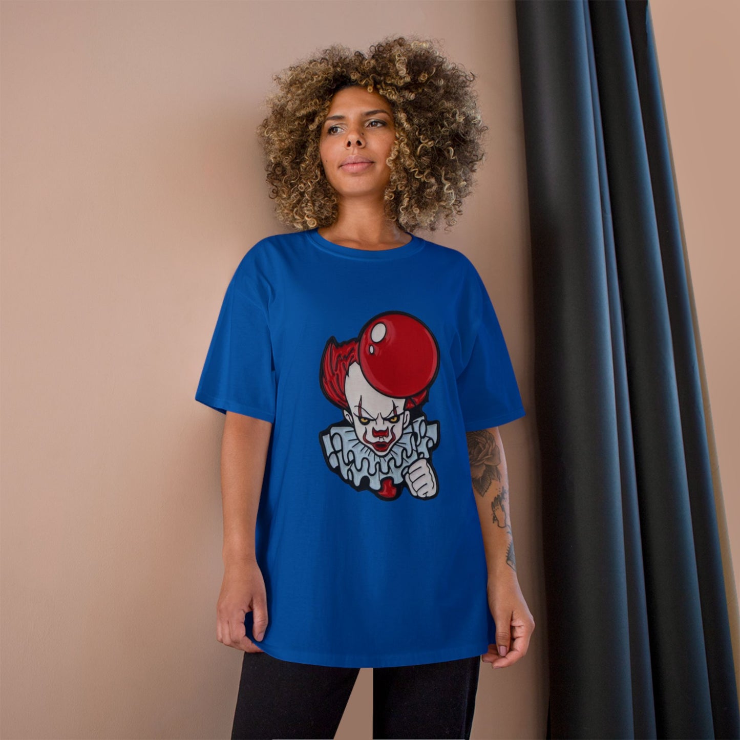 'Champion' Pennywise Style Horror Tee