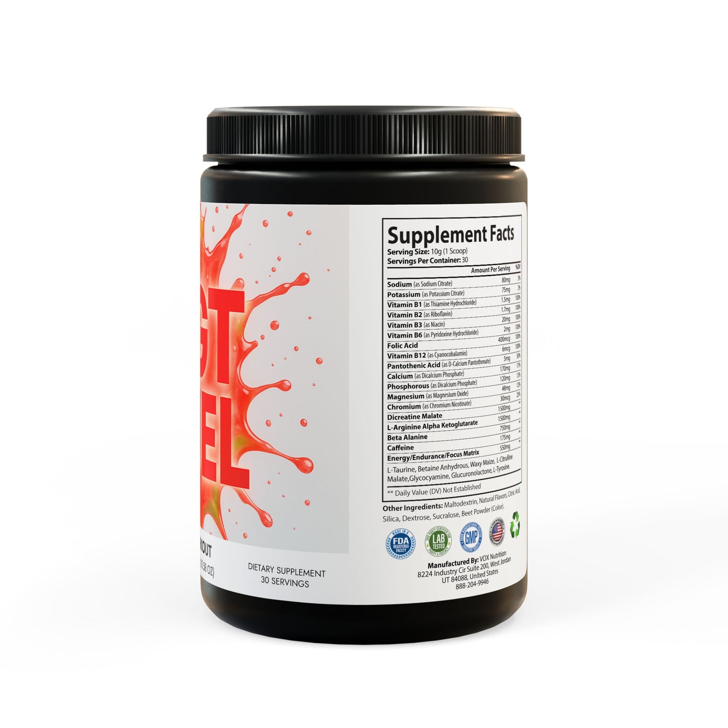 OGT 🍉 FUEL Pre-Workout 300g, 10.58oz)