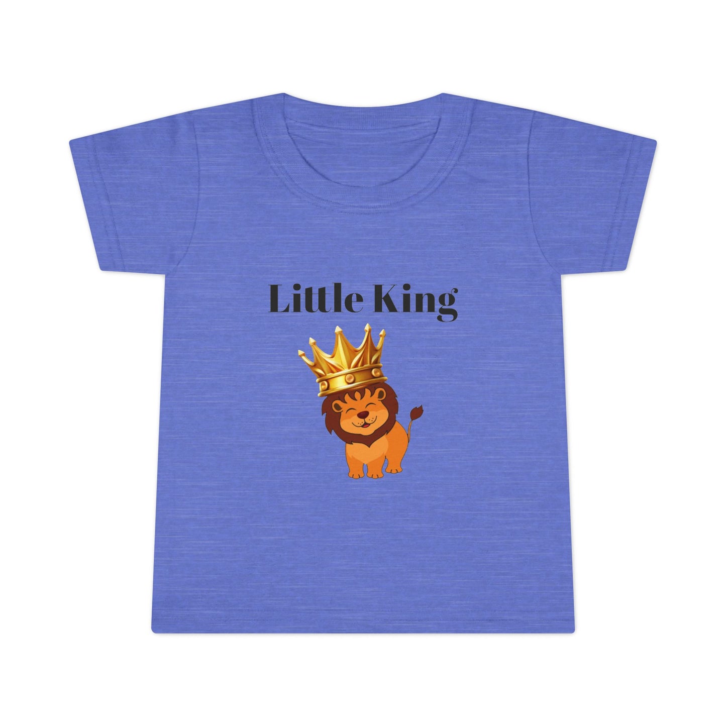 Little King Toddler T-Shirt — Cute Crowned Lion Baby Tee