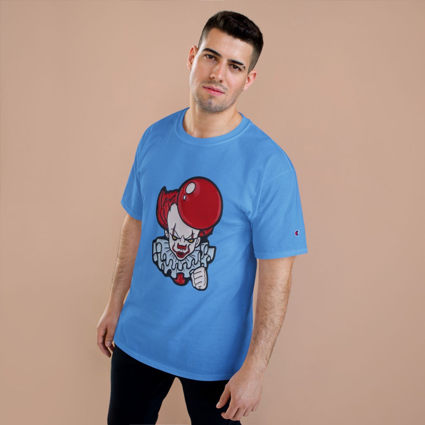 'Champion' Pennywise Style Horror Tee