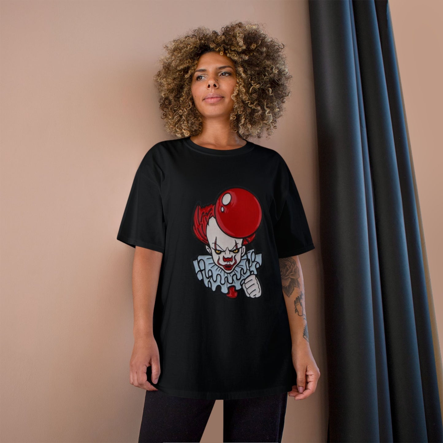 'Champion' Pennywise Style Horror Tee