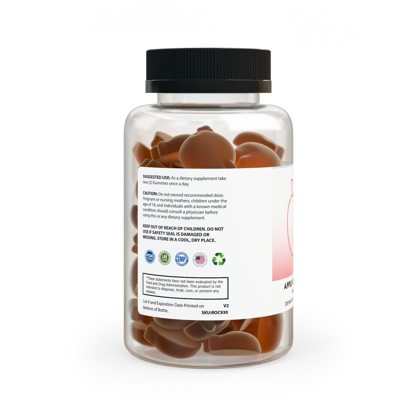 Apple Cider Vinegar Gummies (60 Gummies)