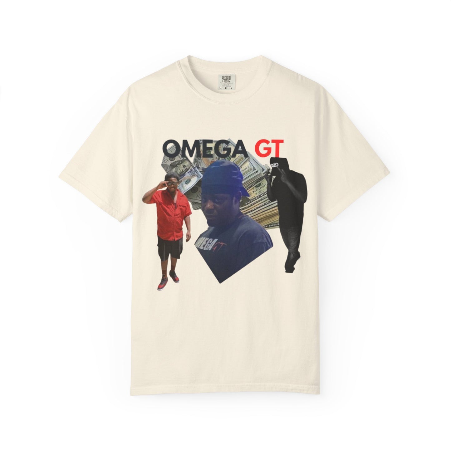 Omega GT "Pressure Tour" T-Shirt — Band Tour Tee with Dates