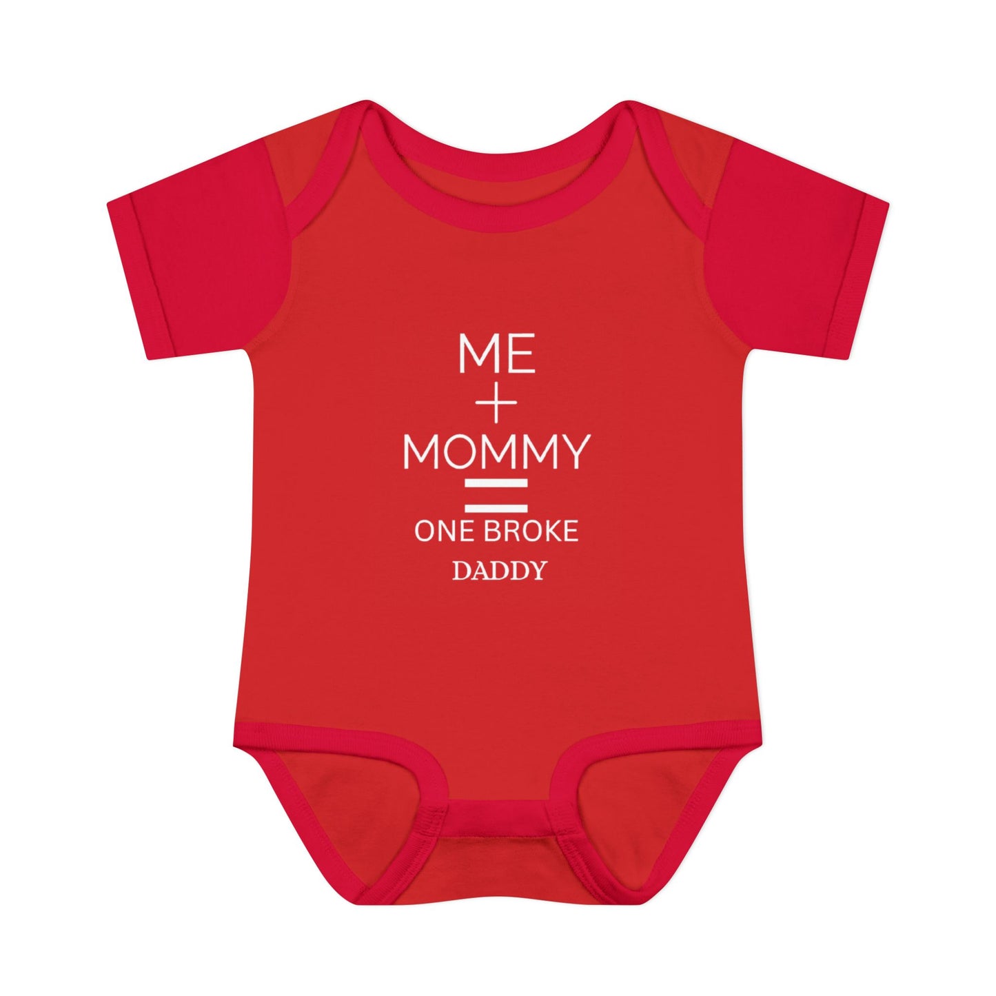 👶💸 “Me + Mommy = One Broke Daddy” Baby Onesie