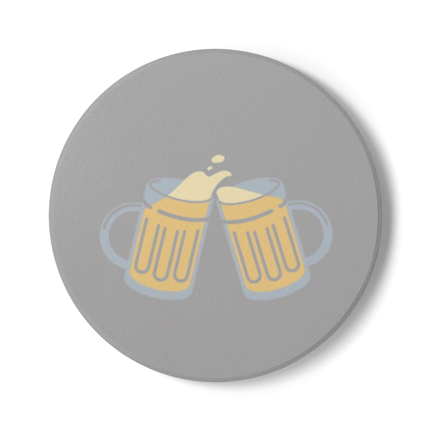 Beer Cheers Ceramic Coaster