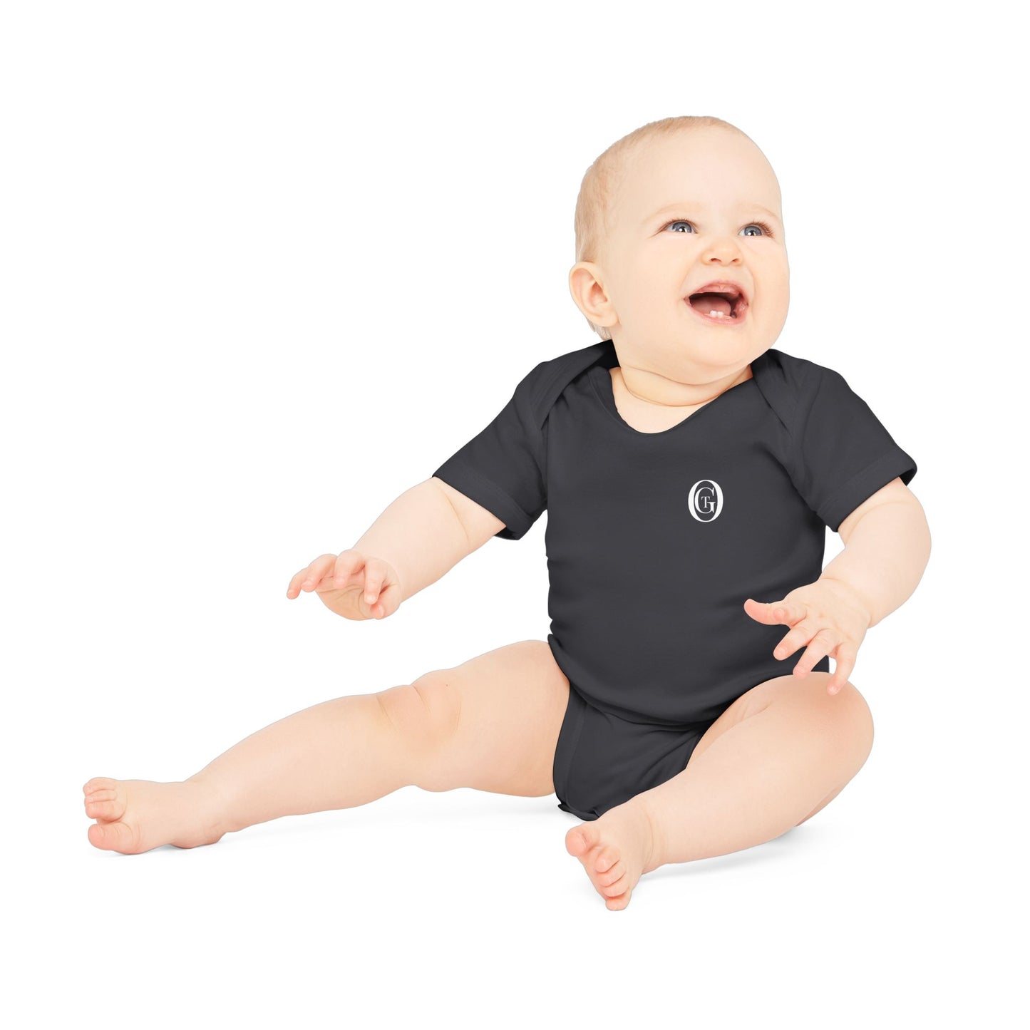 Minimal Monogram OGT Organic Baby Bodysuit