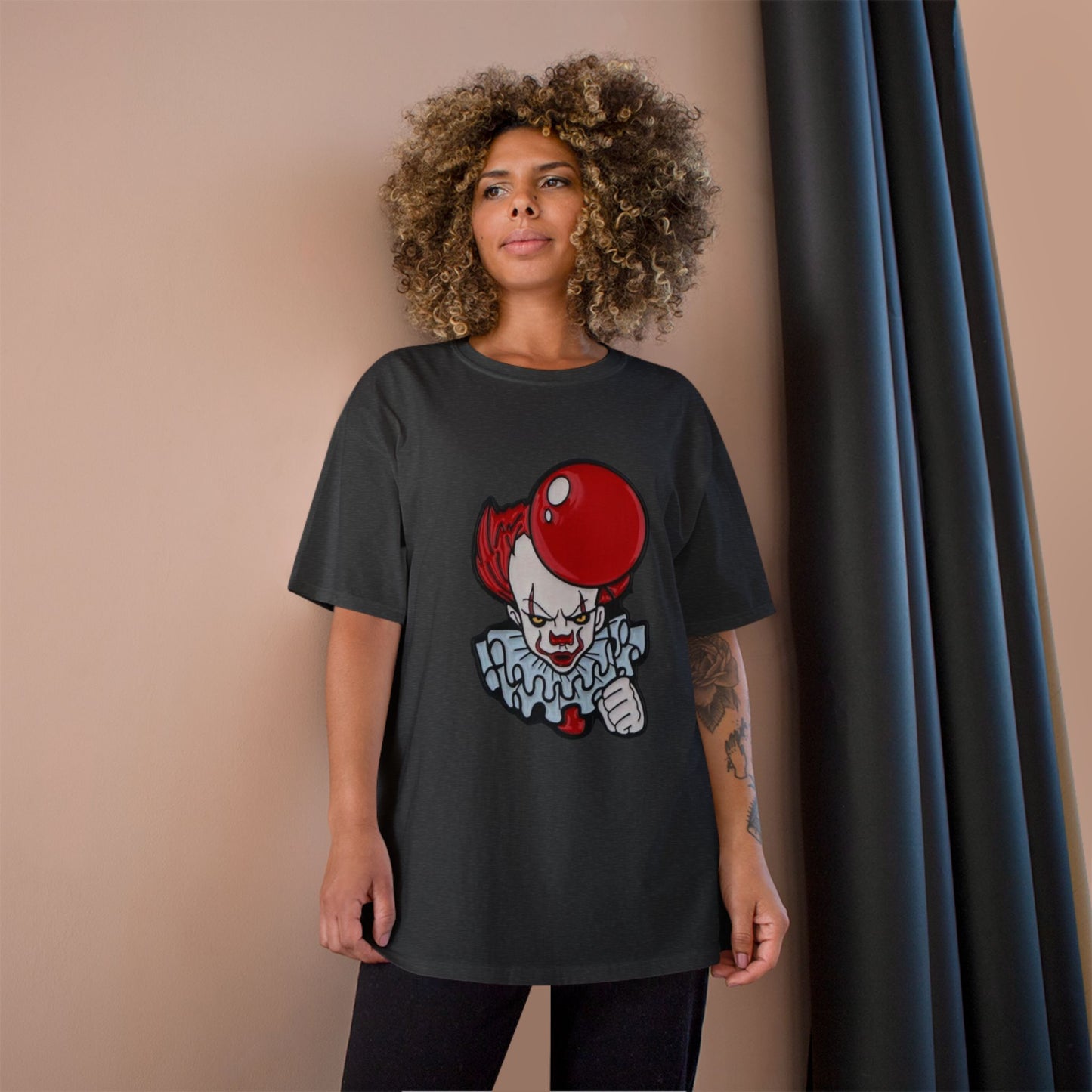 'Champion' Pennywise Style Horror Tee