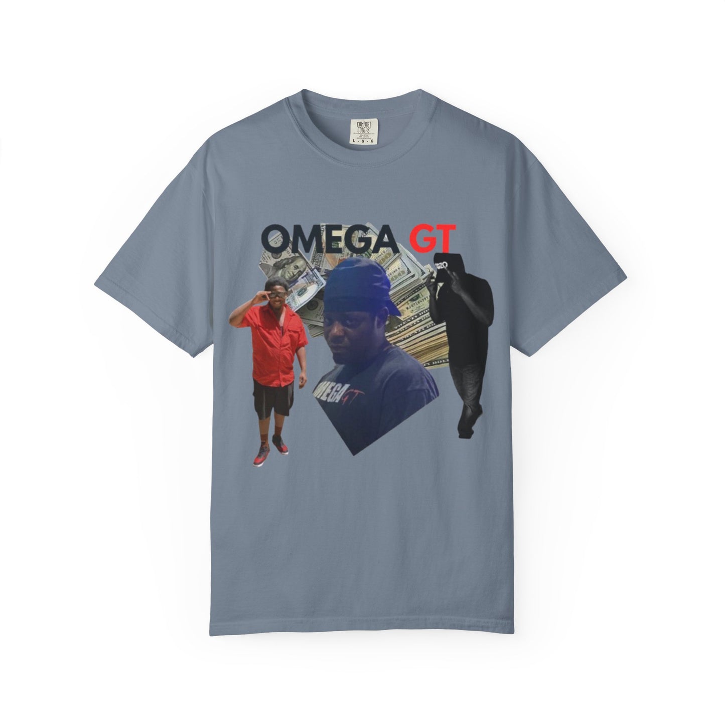 Omega GT "Pressure Tour" T-Shirt — Band Tour Tee with Dates