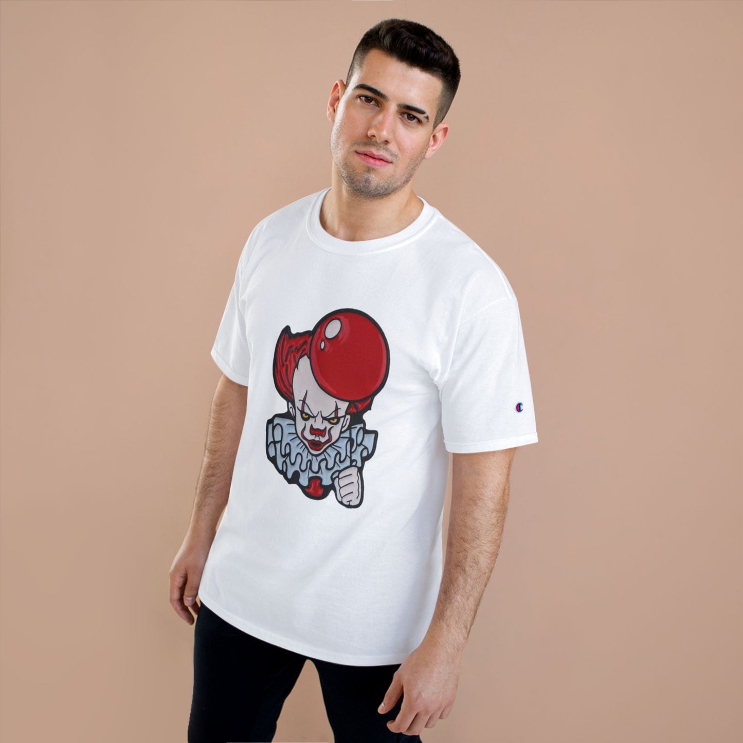 'Champion' Pennywise Style Horror Tee