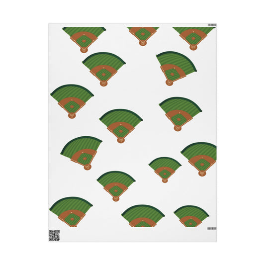 Baseball Field Wrapping Paper