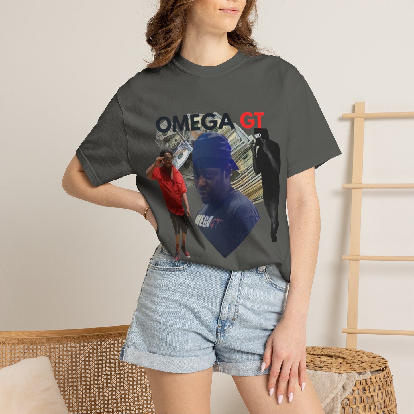 Omega GT "Pressure Tour" T-Shirt — Band Tour Tee with Dates