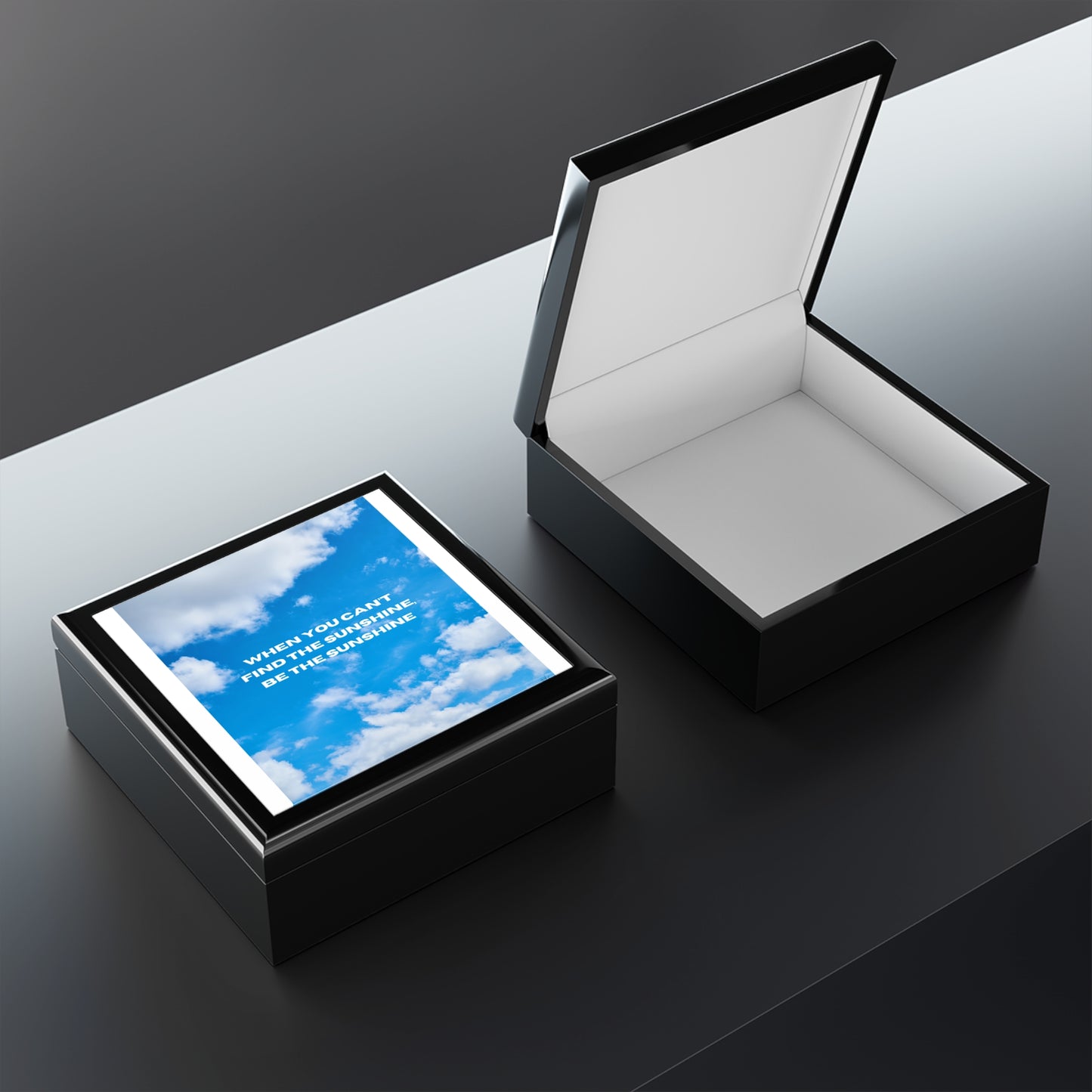 Jewelry Box — 'When You Can't Find the Sunshine, Be the Sunshine' Sky