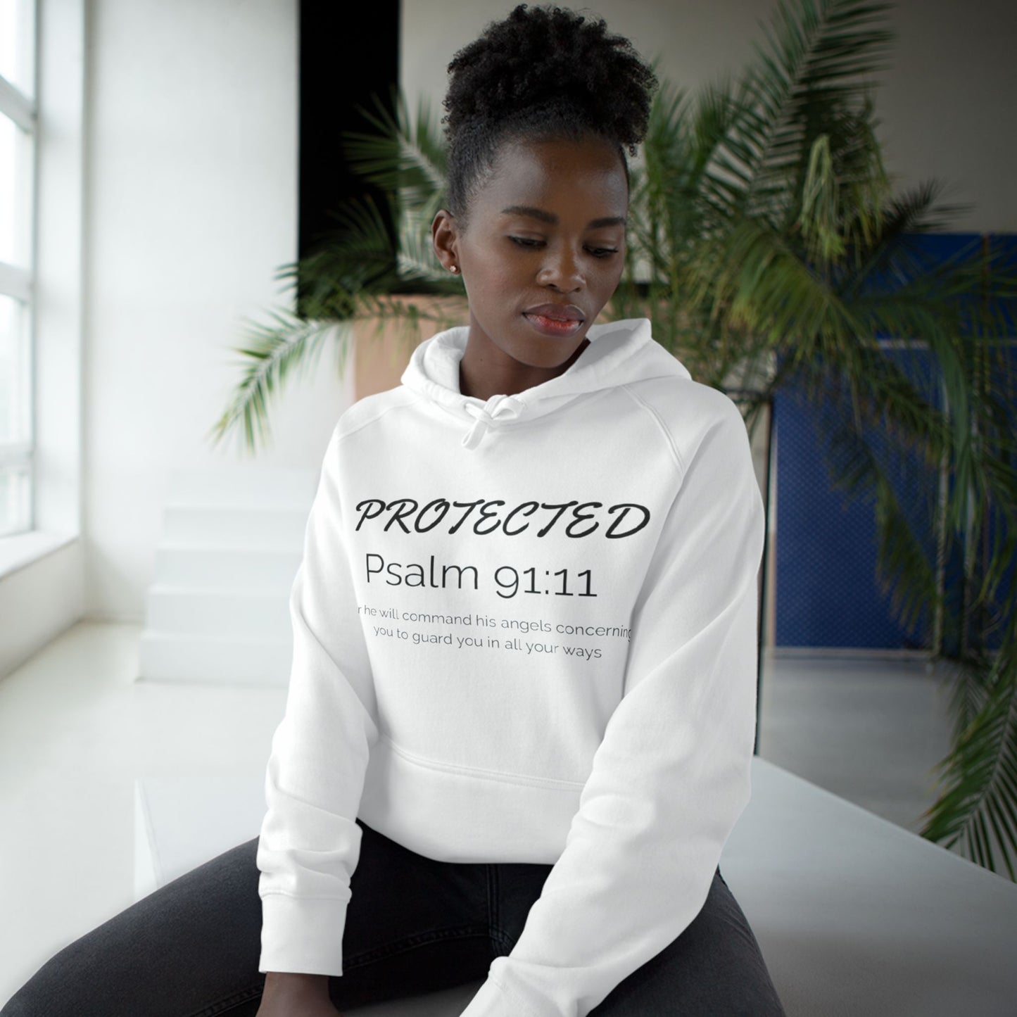 Protected Psalm 91:11 Hoodie