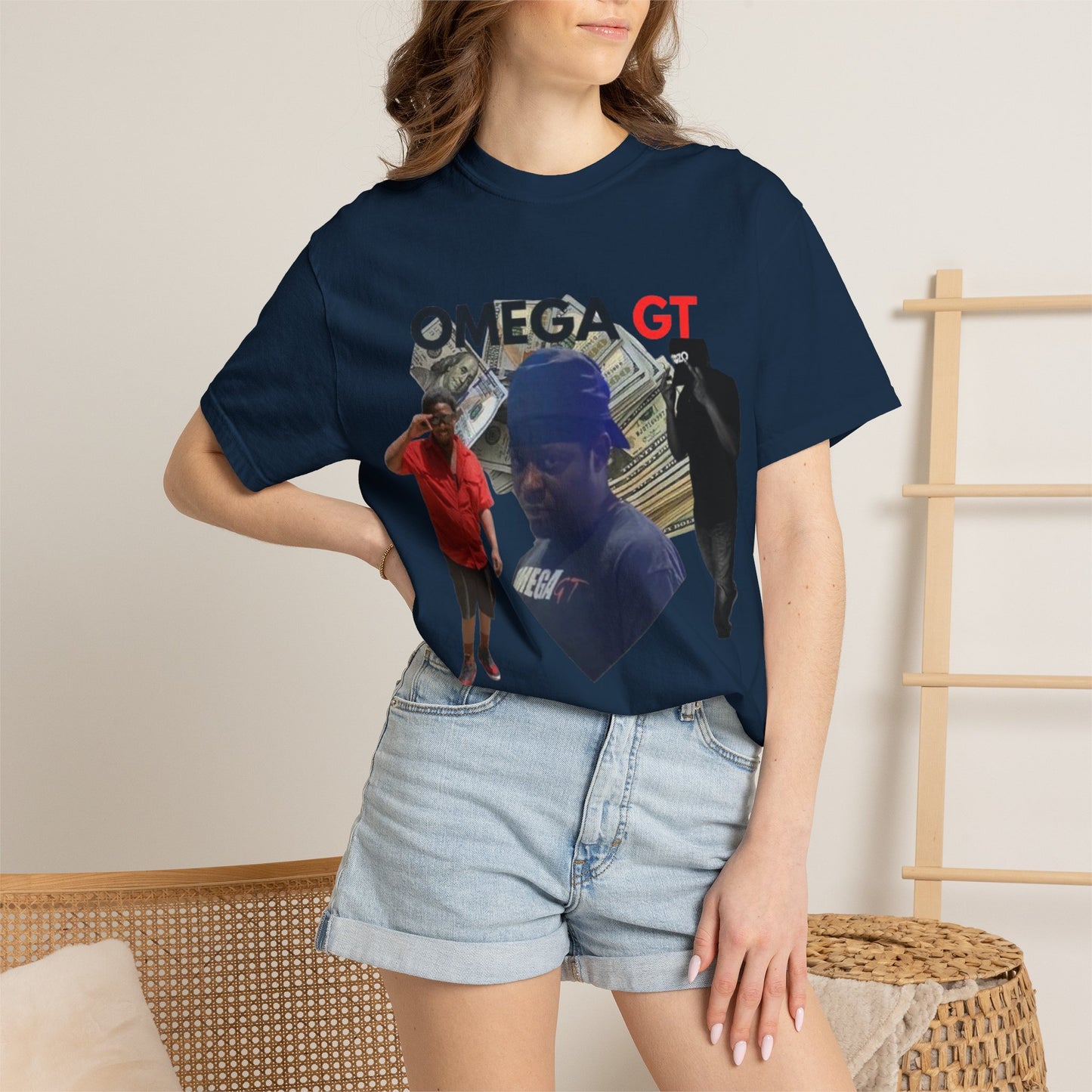 Omega GT "Pressure Tour" T-Shirt — Band Tour Tee with Dates