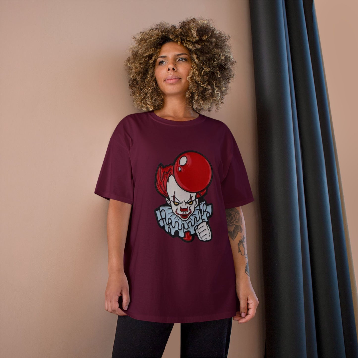 'Champion' Pennywise Style Horror Tee