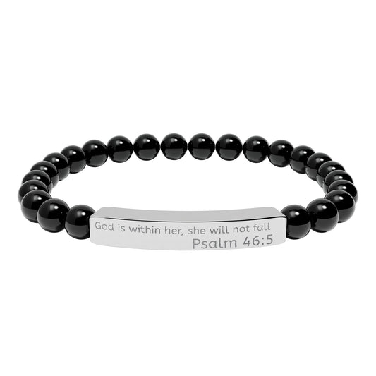 Engraved Bracelet — Psalm 46:5
