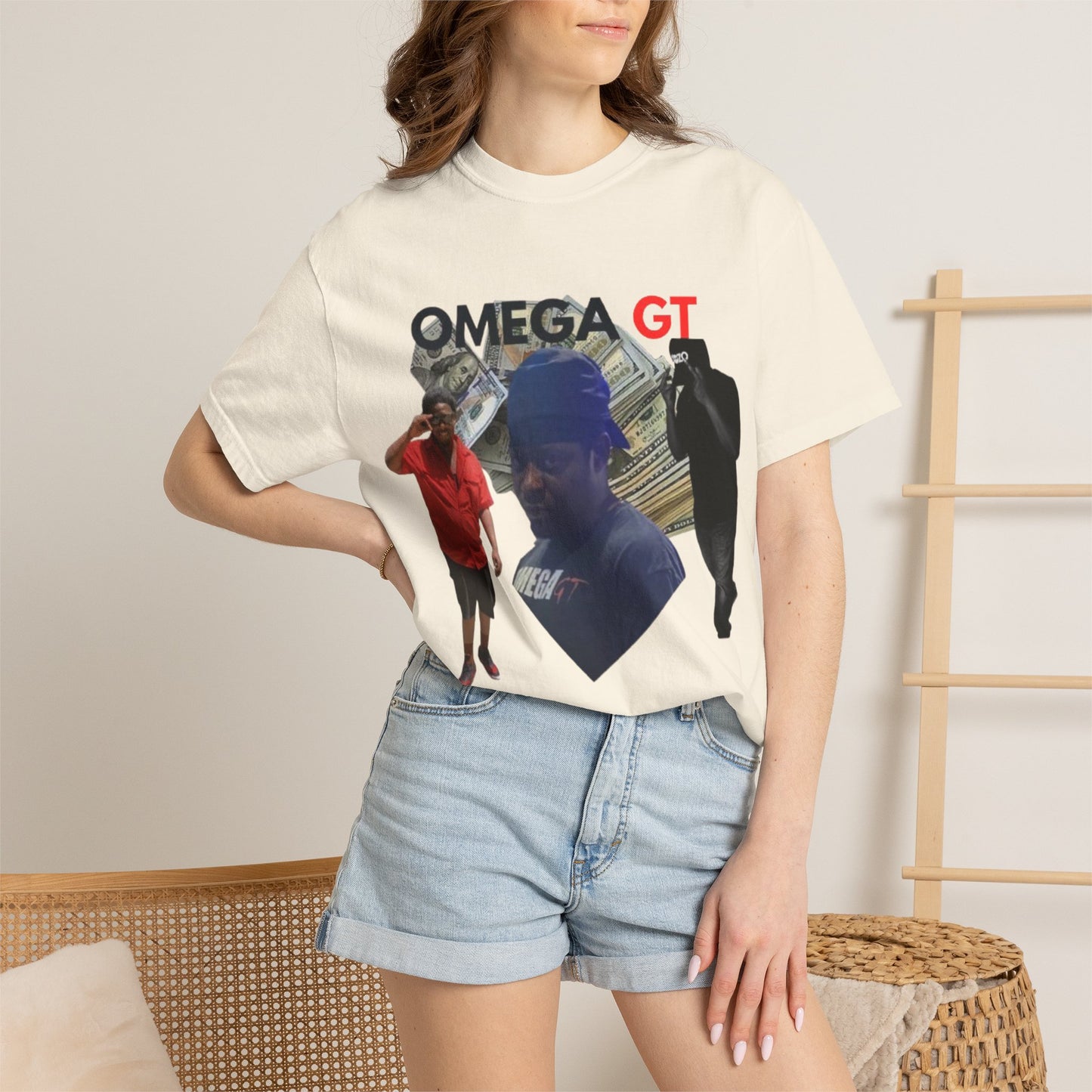 Omega GT "Pressure Tour" T-Shirt — Band Tour Tee with Dates