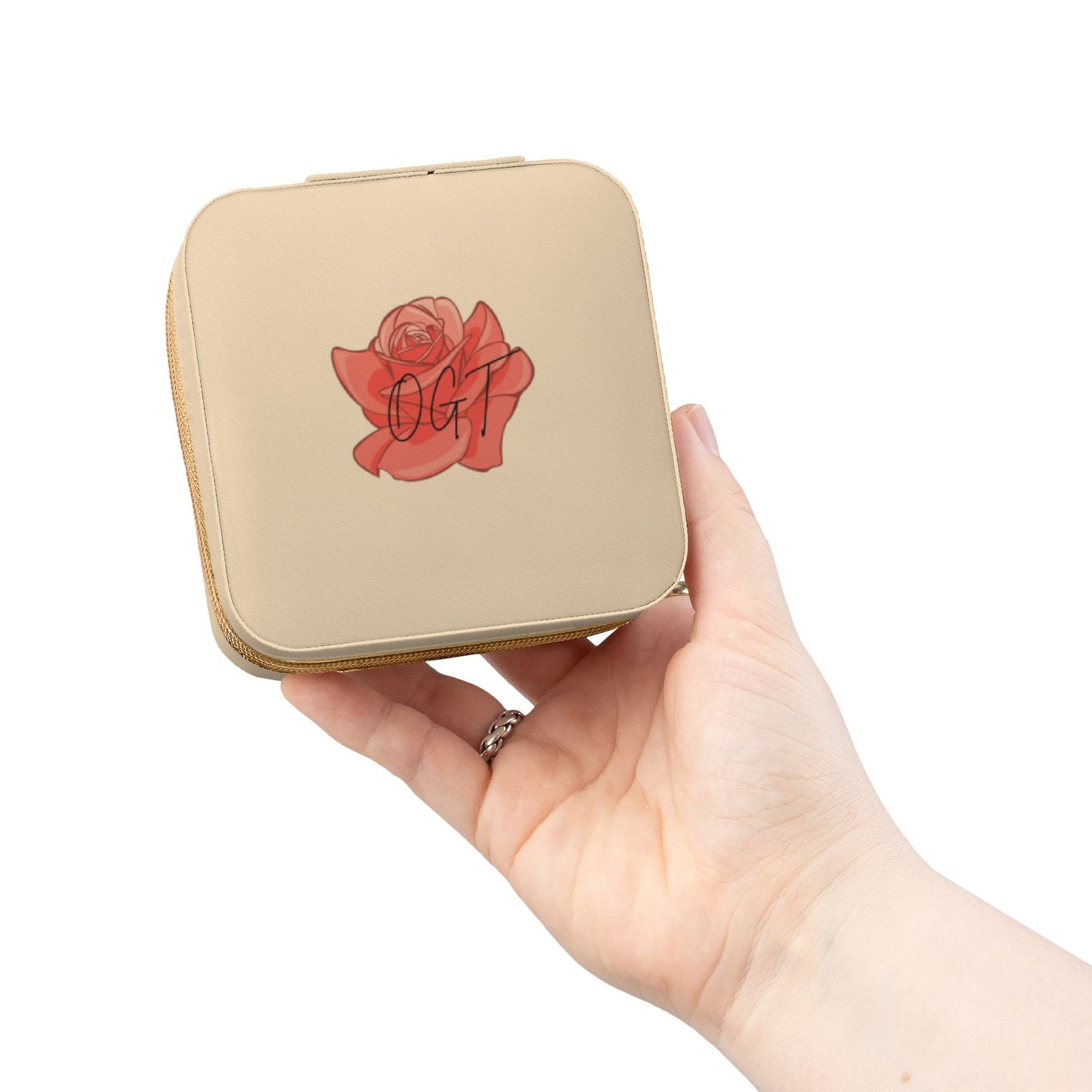OGT Signature Rose Travel Jewelry Case