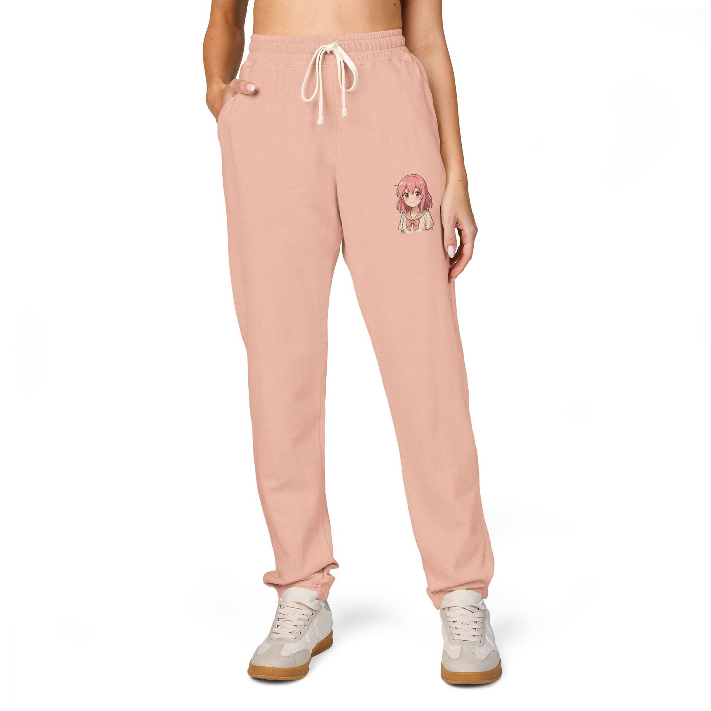 Anime Soft-Girl Sweatpants — Sakura Edition