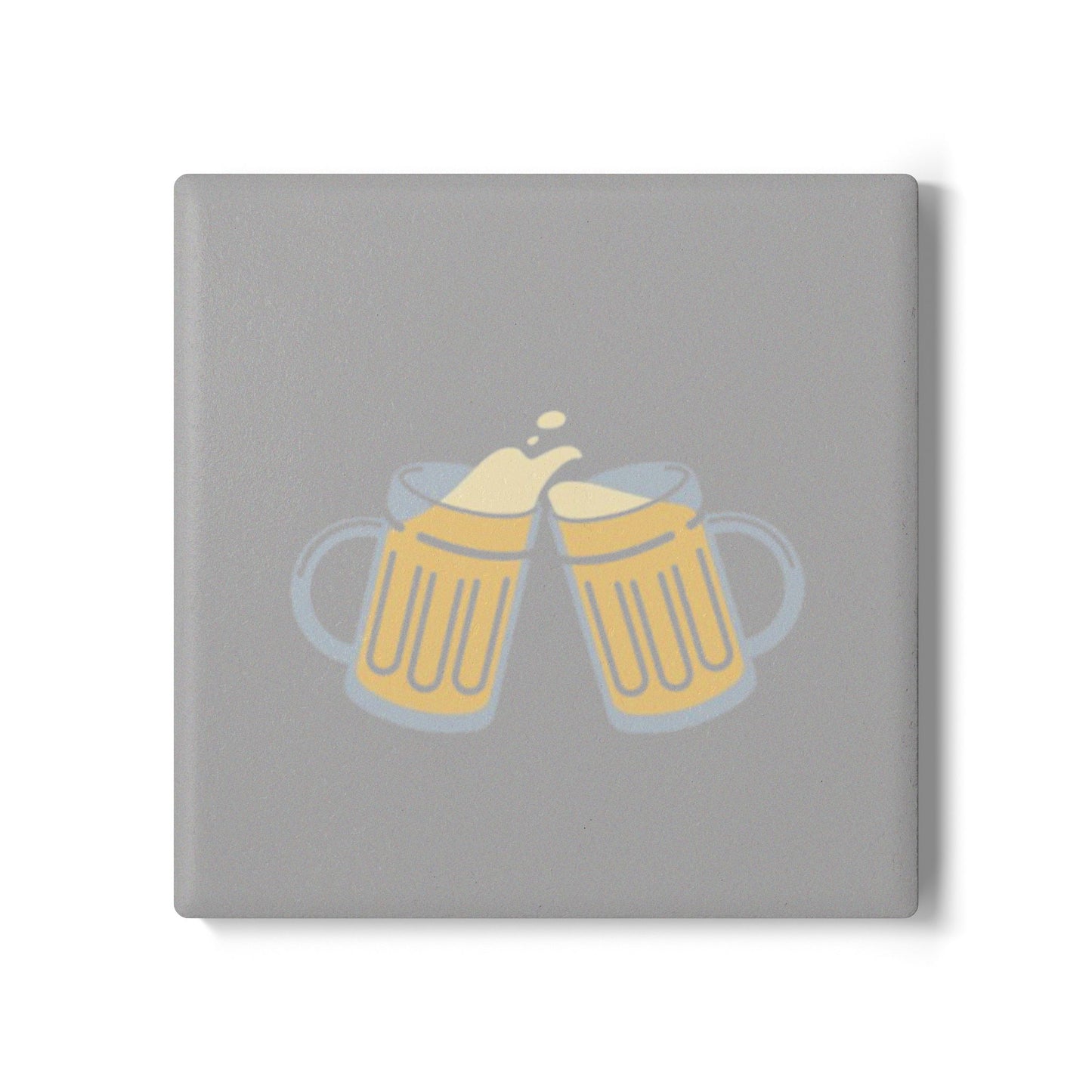 Beer Cheers Ceramic Coaster