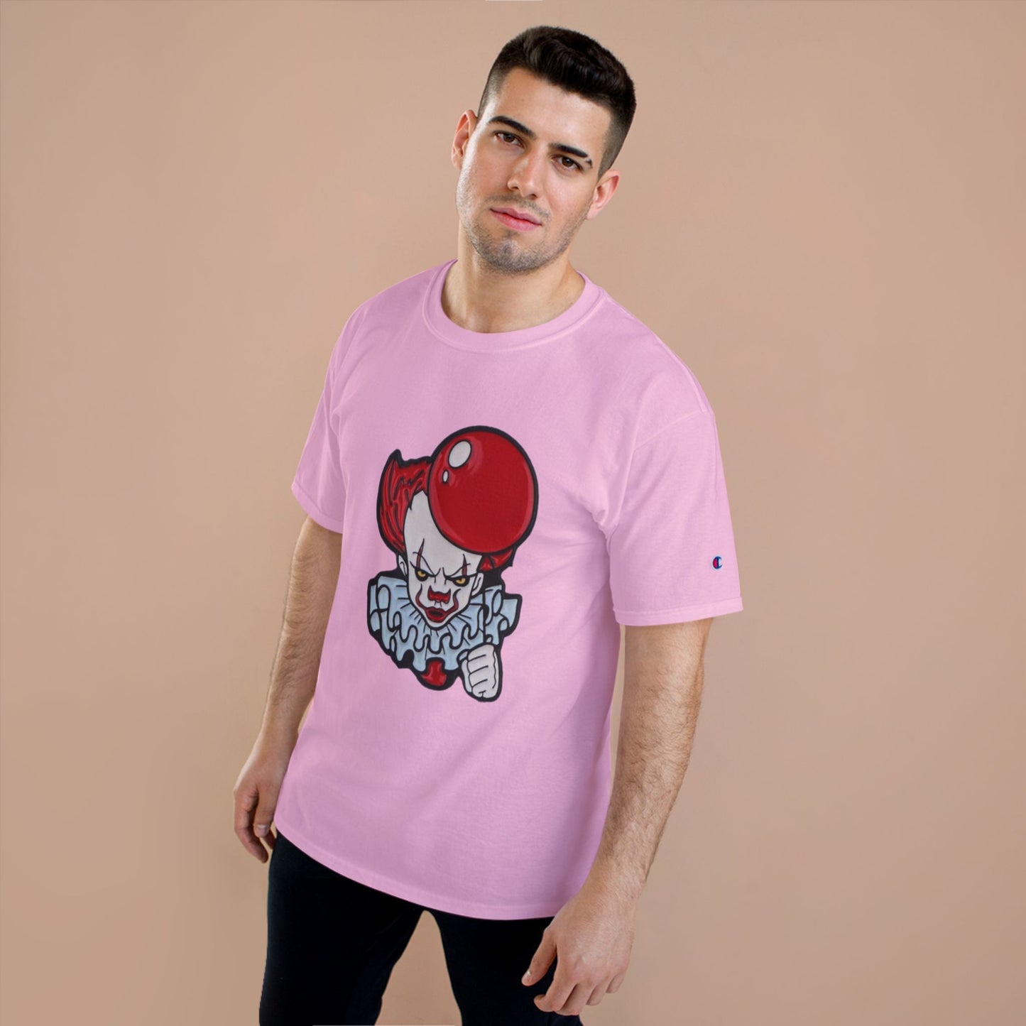 'Champion' Pennywise Style Horror Tee