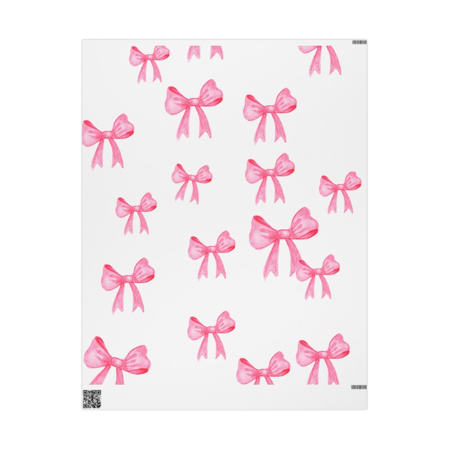 🎀 Pink Bow Wrapping Paper