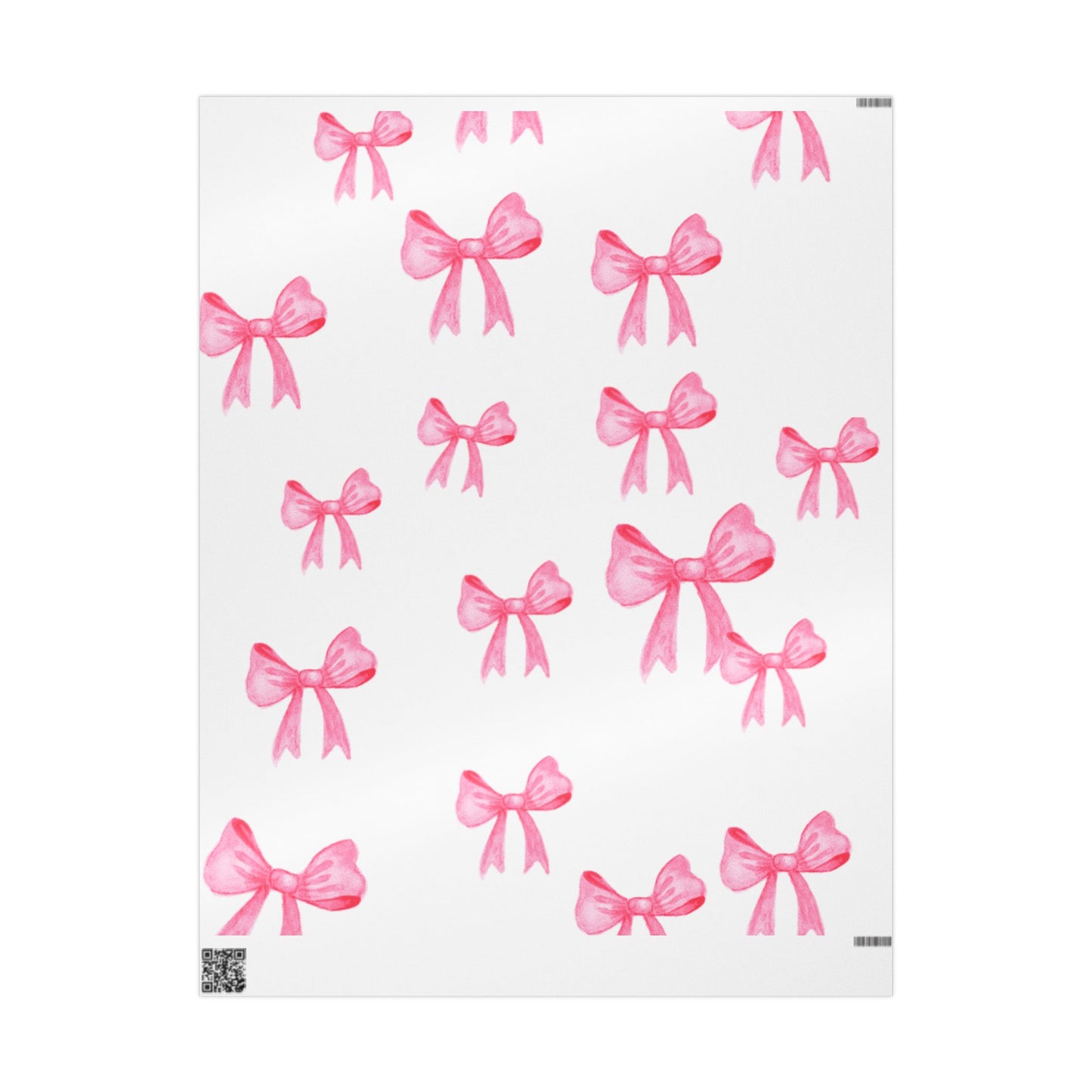 🎀 Pink Bow Wrapping Paper