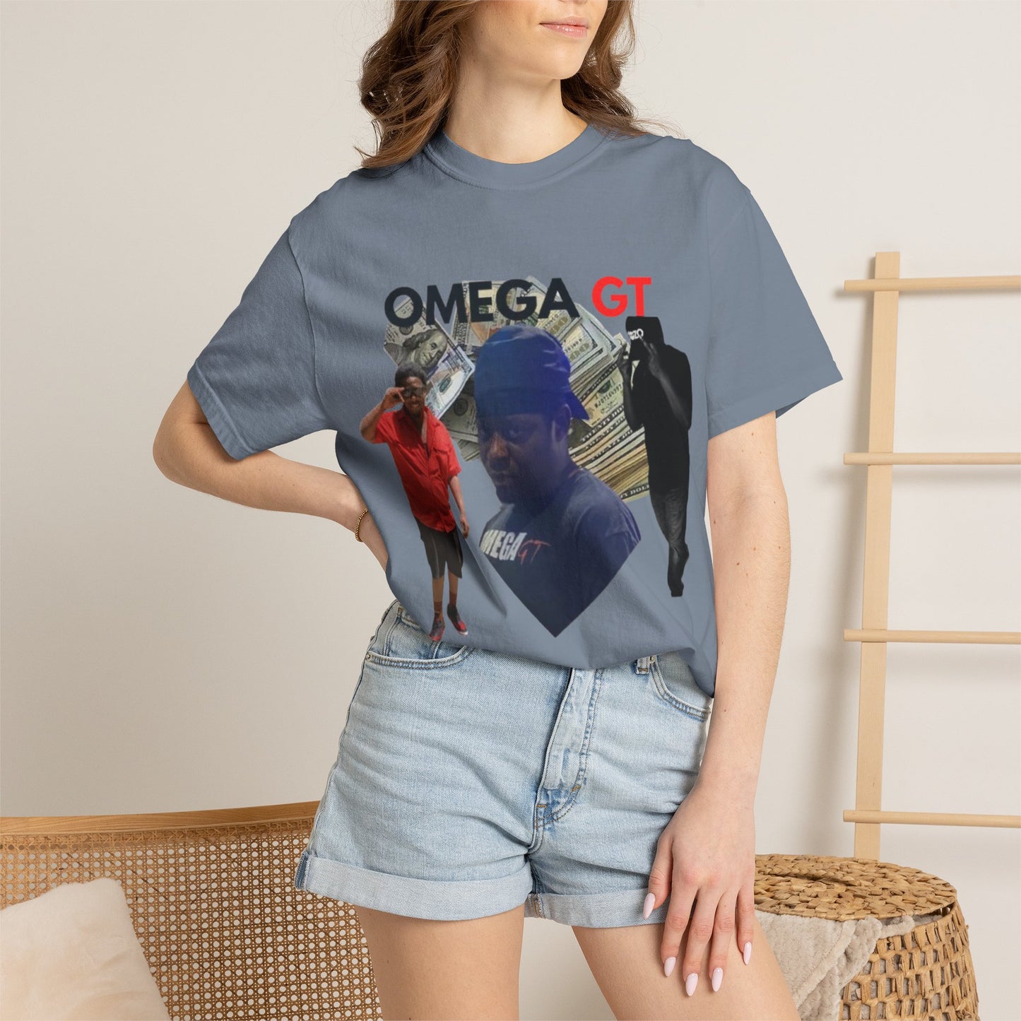 Omega GT "Pressure Tour" T-Shirt — Band Tour Tee with Dates