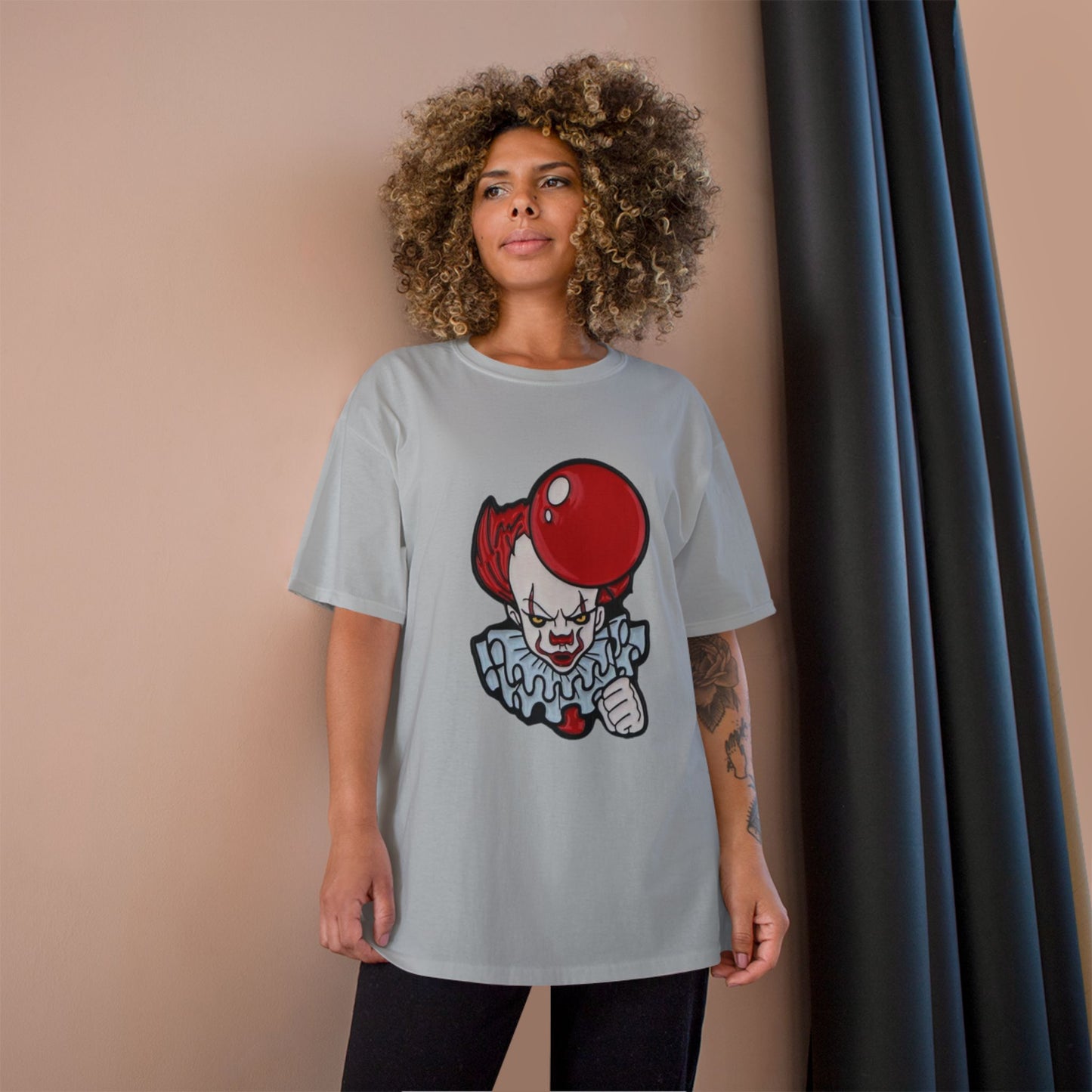 'Champion' Pennywise Style Horror Tee