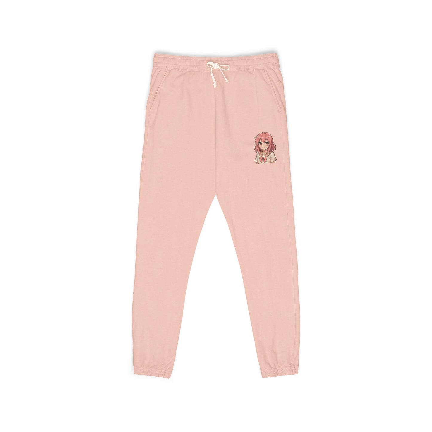 Anime Soft-Girl Sweatpants — Sakura Edition