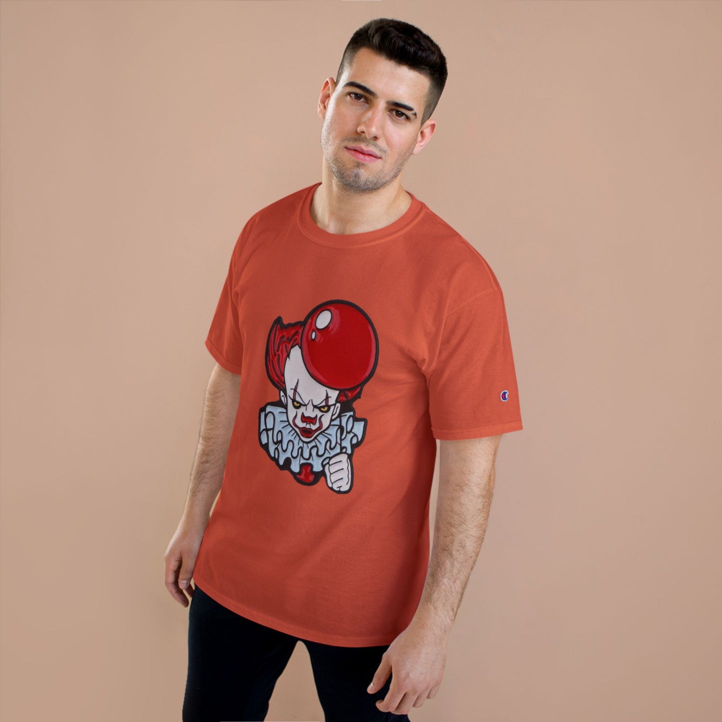 'Champion' Pennywise Style Horror Tee