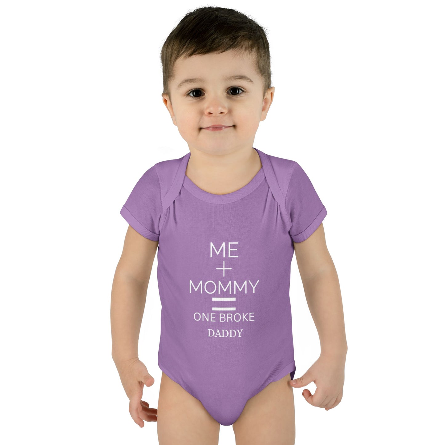 👶💸 “Me + Mommy = One Broke Daddy” Baby Onesie