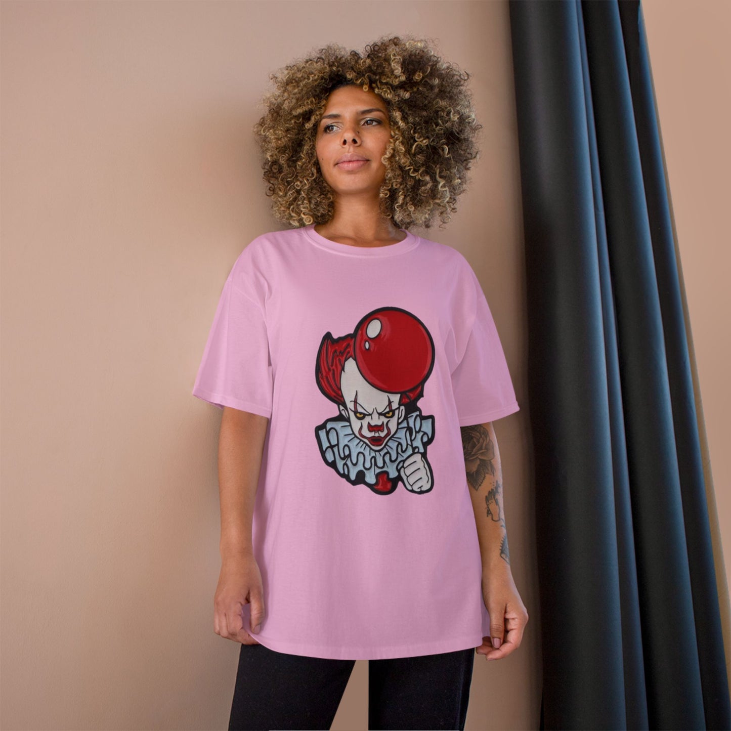 'Champion' Pennywise Style Horror Tee