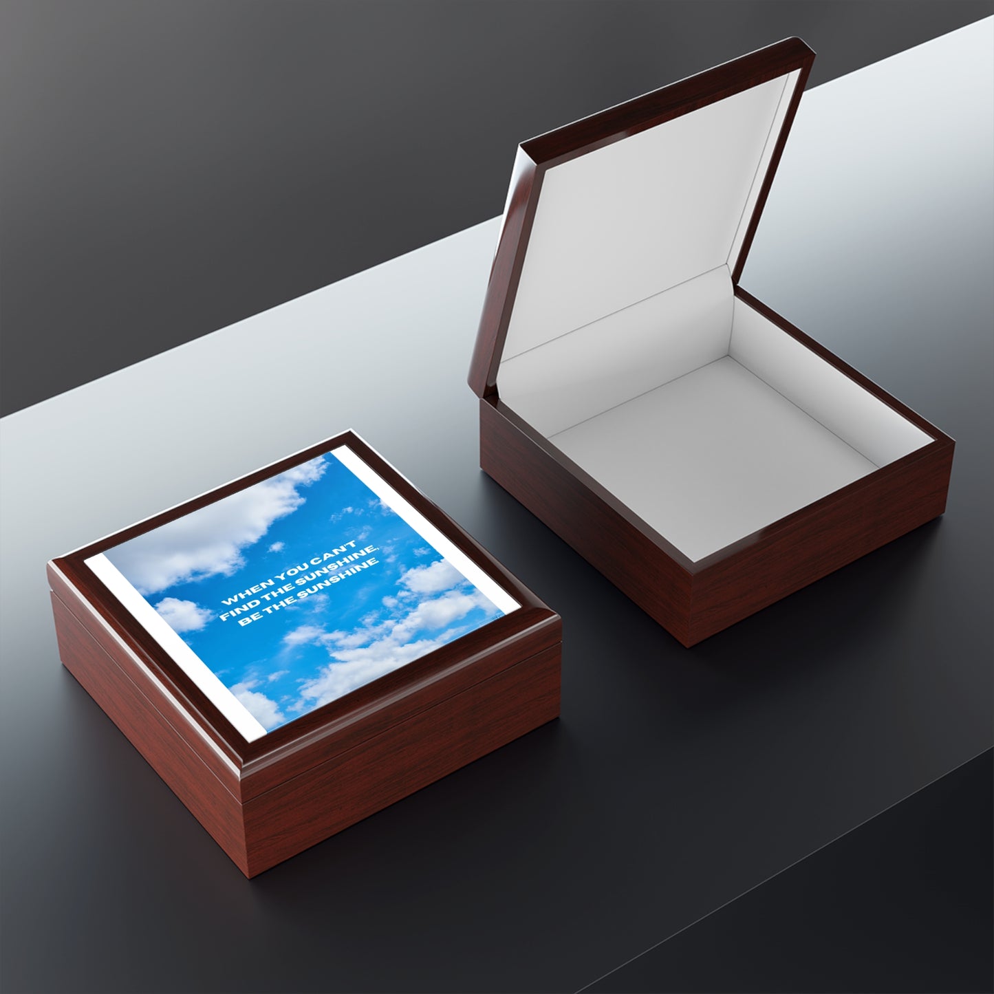 Jewelry Box — 'When You Can't Find the Sunshine, Be the Sunshine' Sky