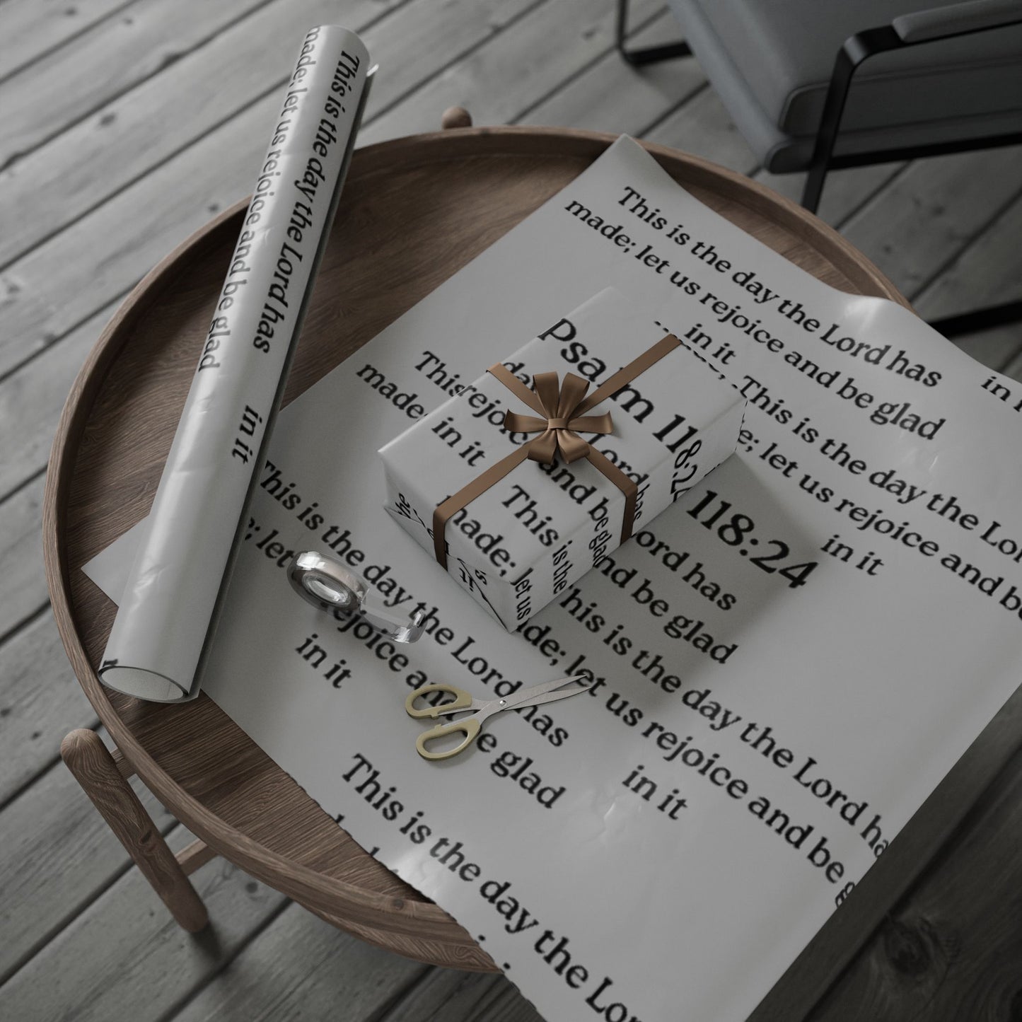 ✨ Psalm 118:24 Wrapping Paper