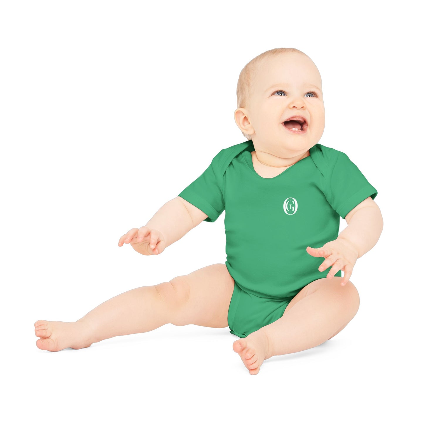 Minimal Monogram OGT Organic Baby Bodysuit