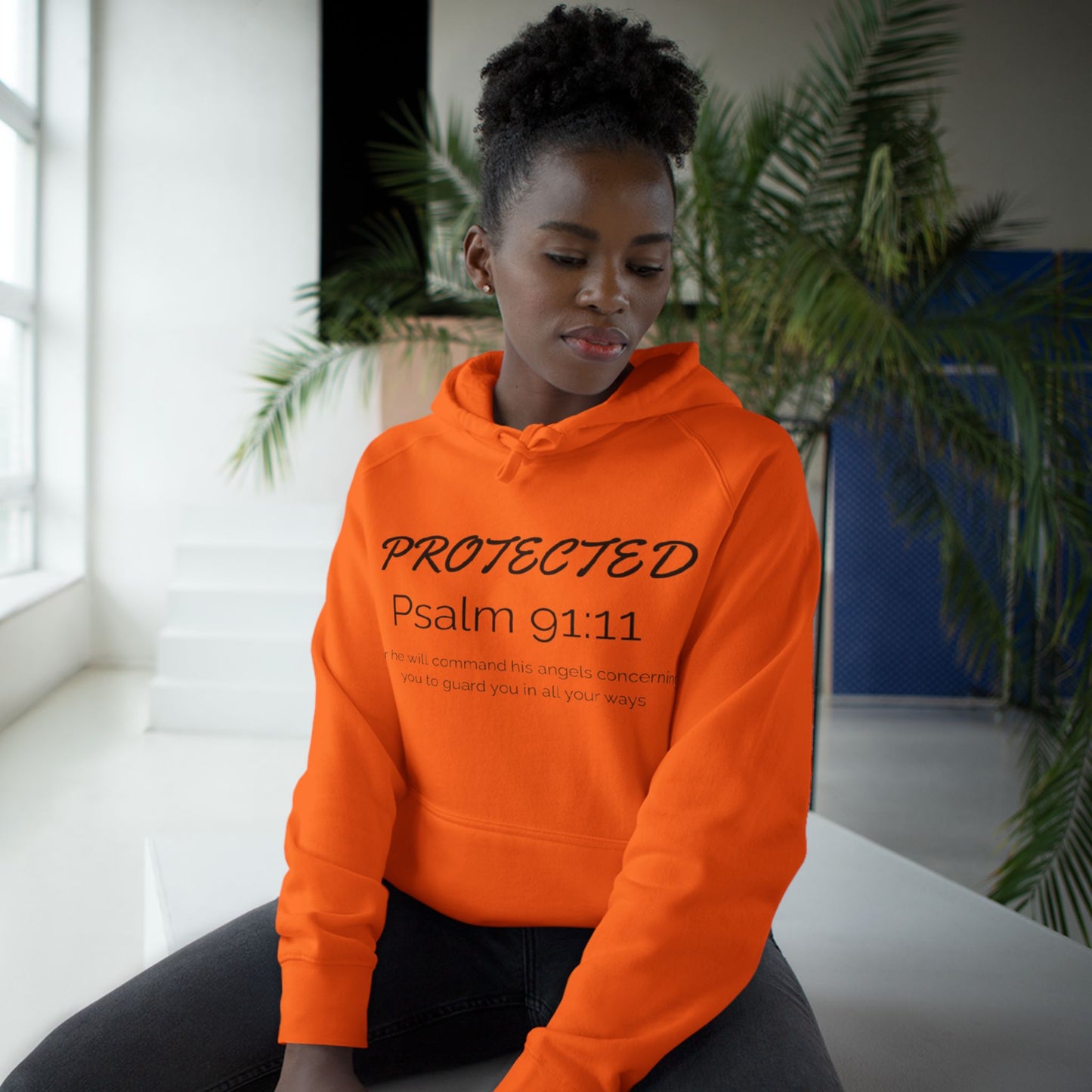 Protected Psalm 91:11 Hoodie