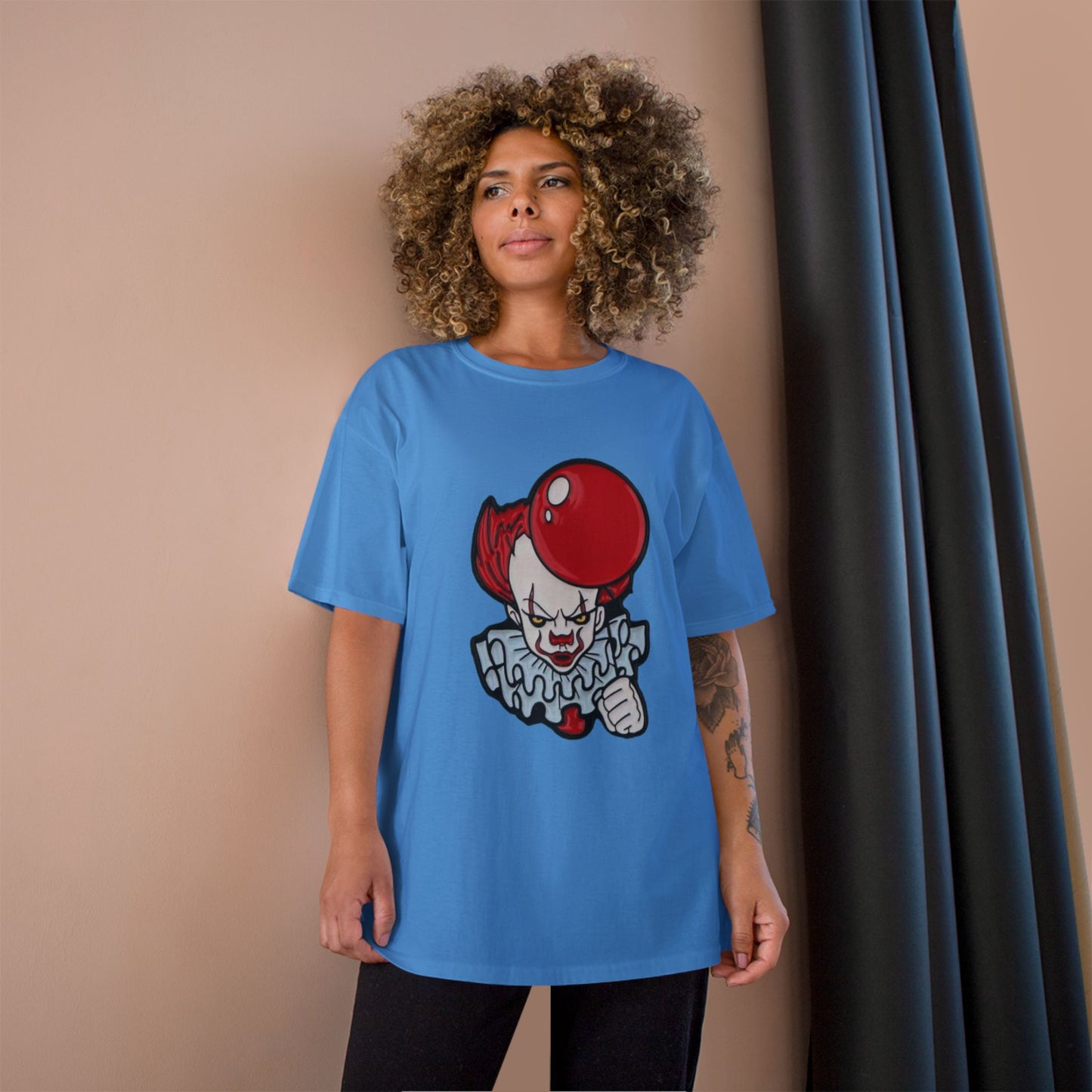 'Champion' Pennywise Style Horror Tee