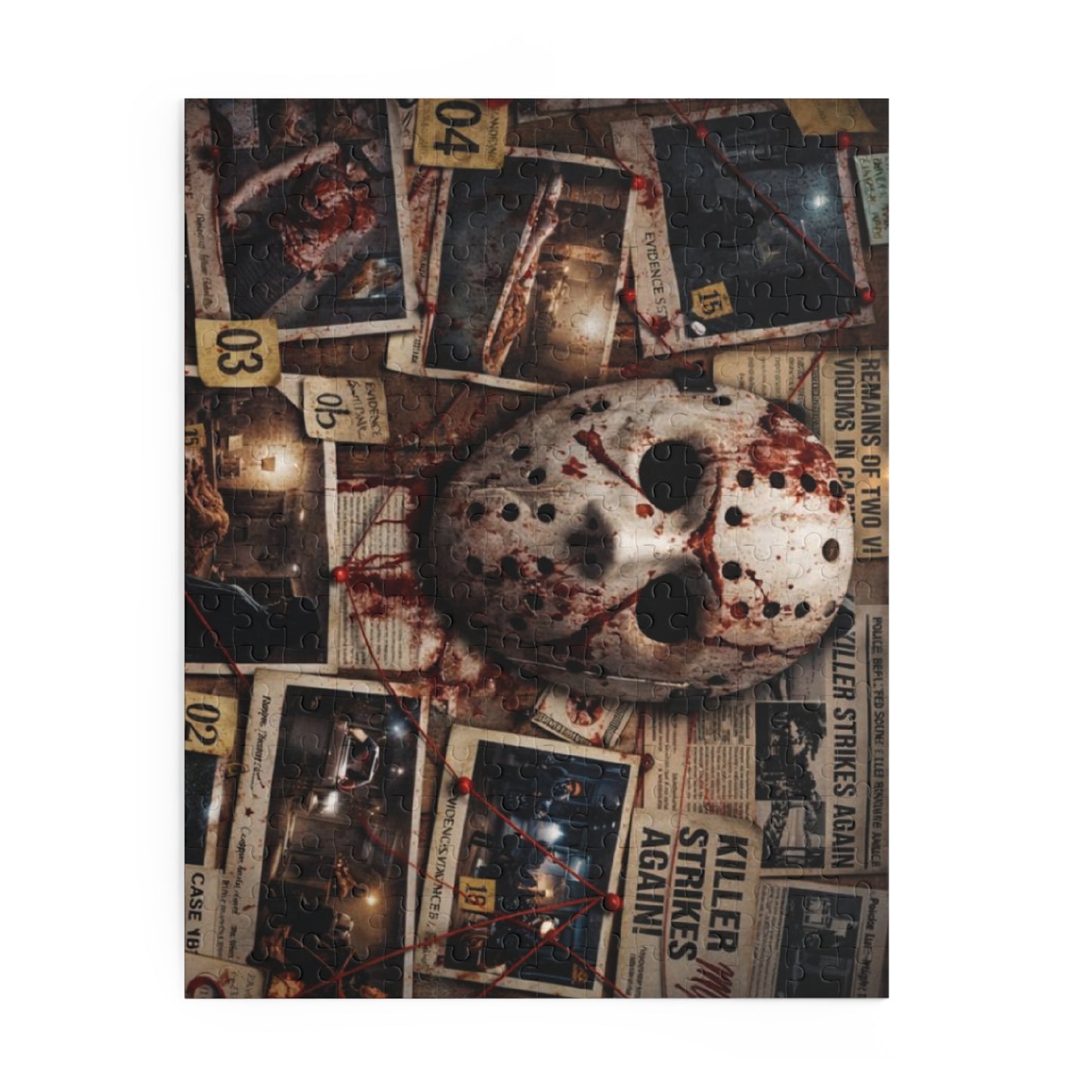 Bloody Jason Mask Murder Mystery  (120/252/500 pcs)