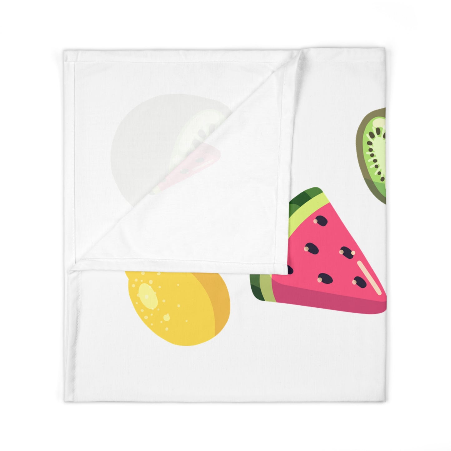 Fruity Baby Swaddle Blanket — Cute Watermelon, Pineapple & Strawberry Nursery Wrap